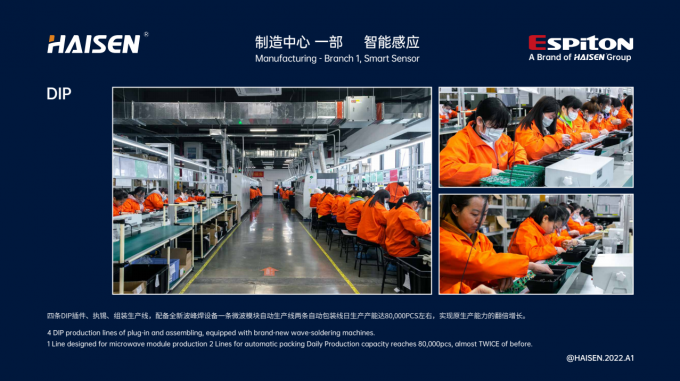 중국 Shenzhen HAISEN Technology Co.,Ltd. 공장 생산 라인